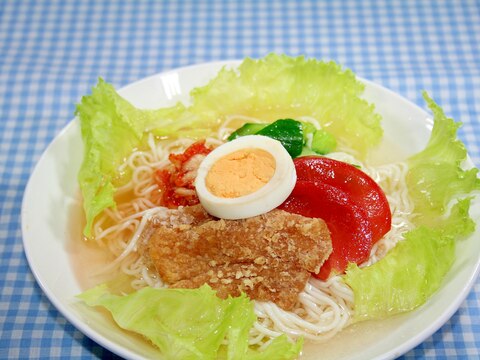 コンニャク麺の冷麺